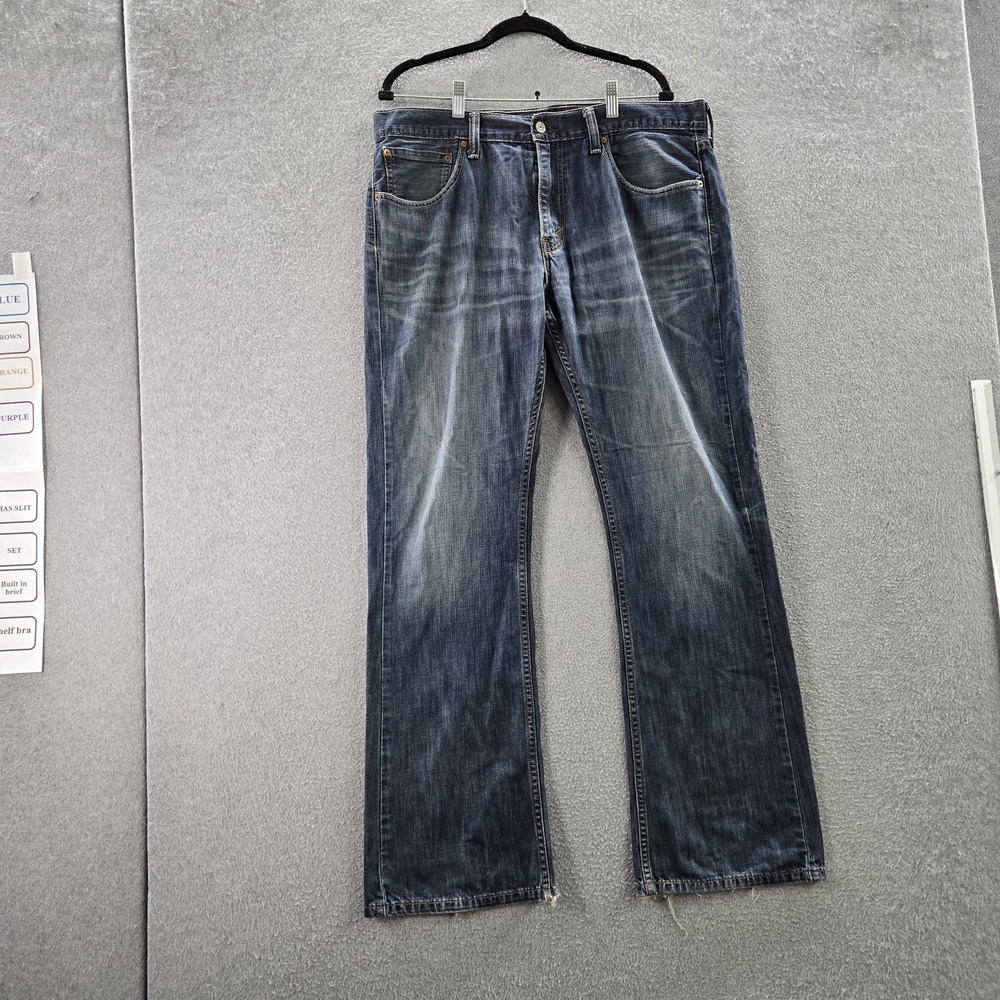 Levi's 527 Men Jeans 36X32 Blue Denim Bootcut Slim